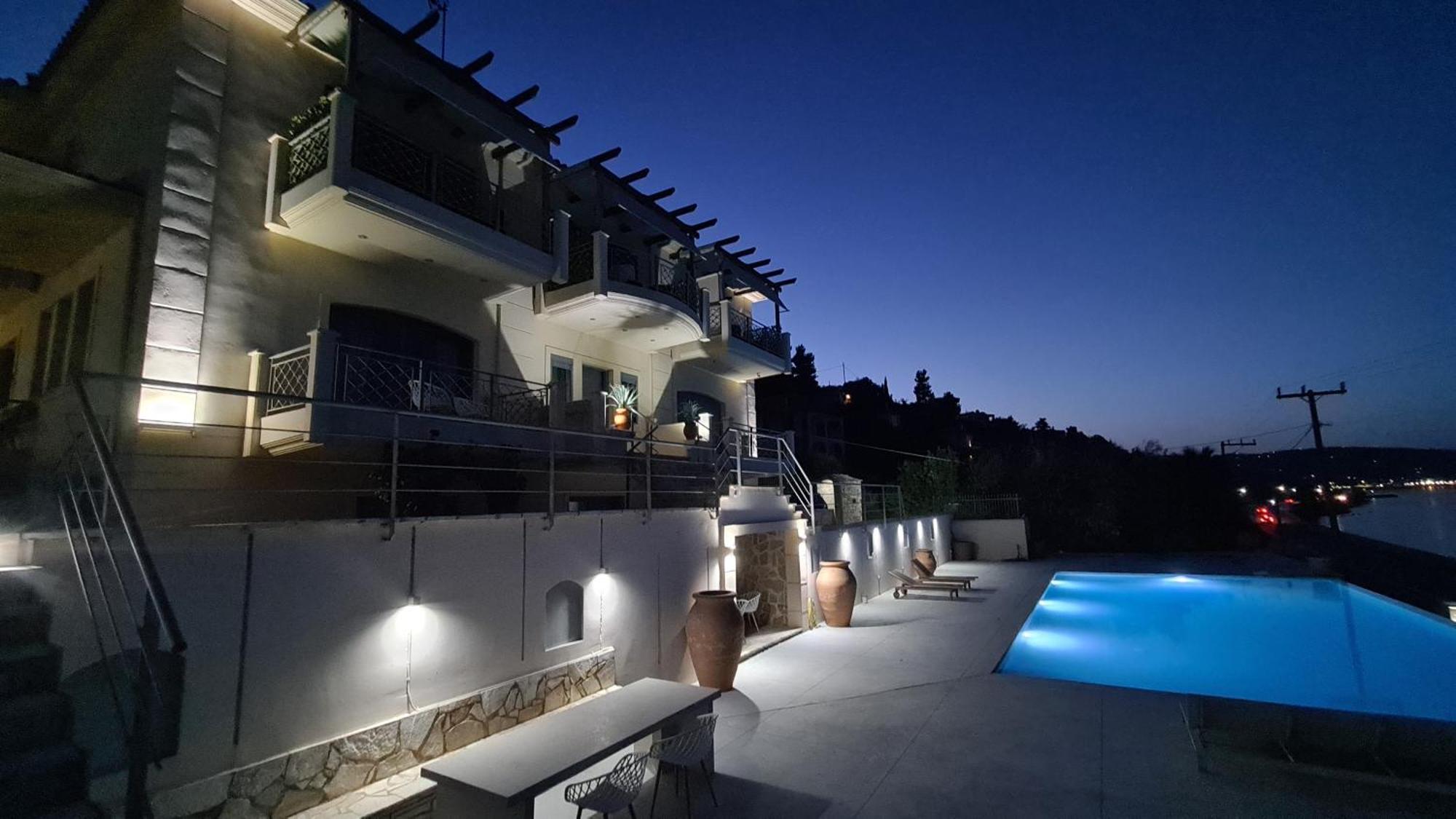 Villa Serafeim Kymi Exterior photo