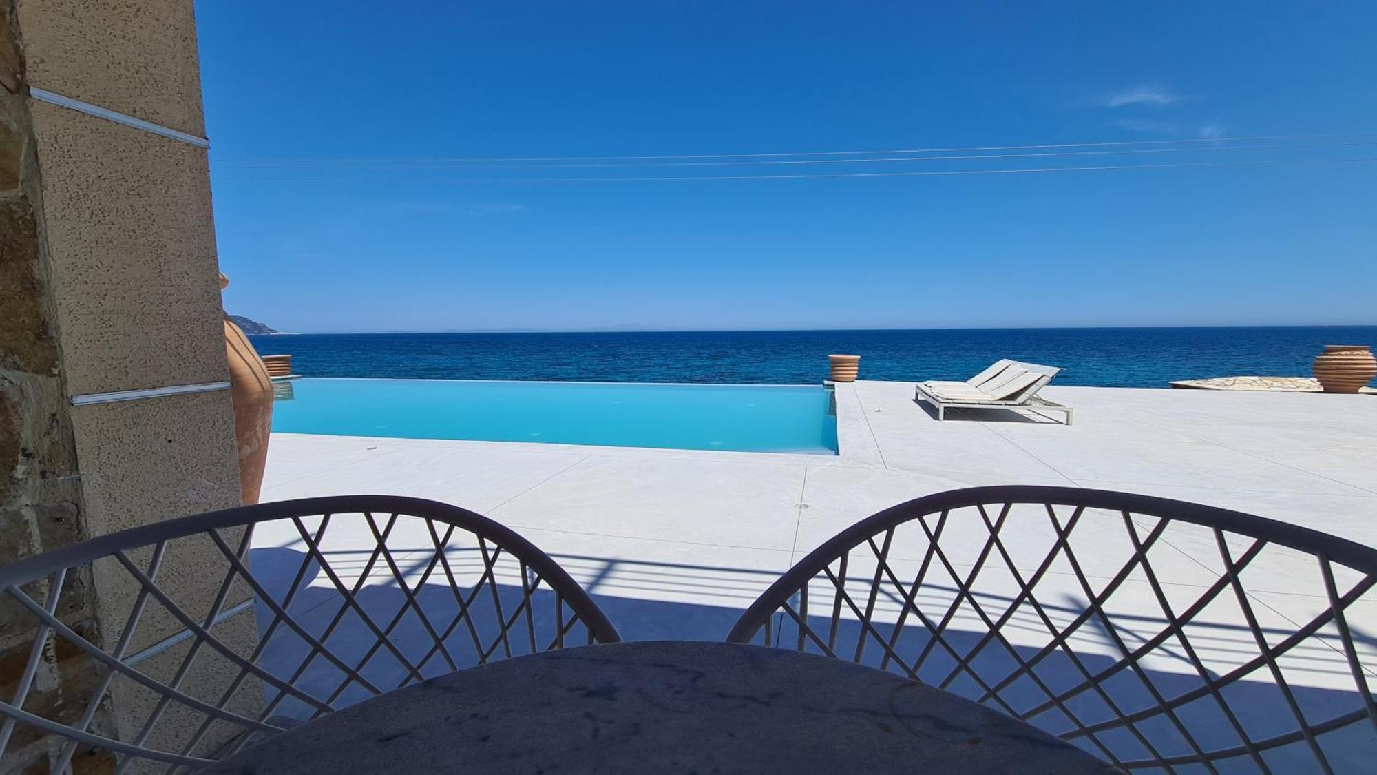 Villa Serafeim Kymi Exterior photo
